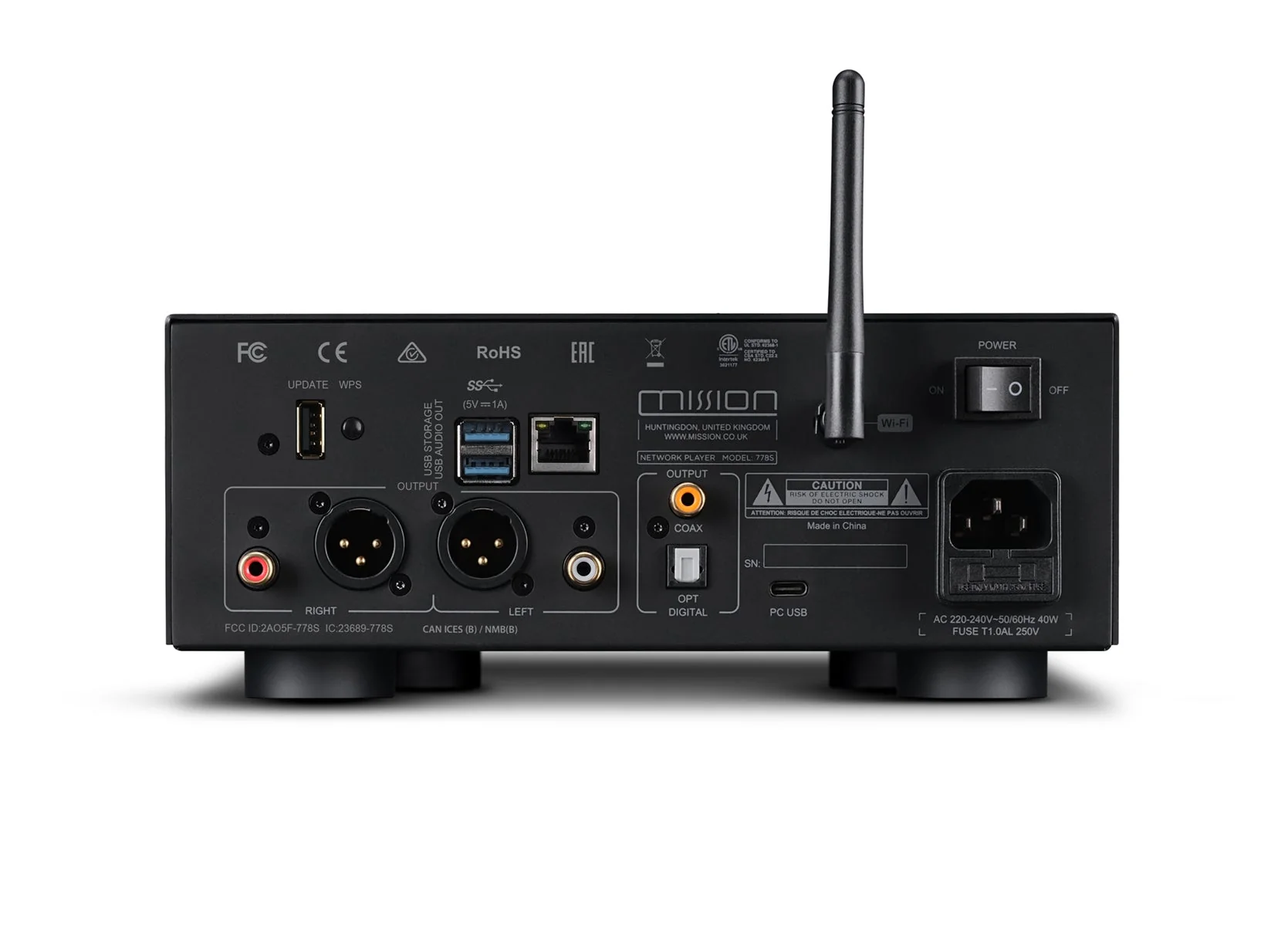 Mission 778S Wireless Music Streamer Black - Image 2