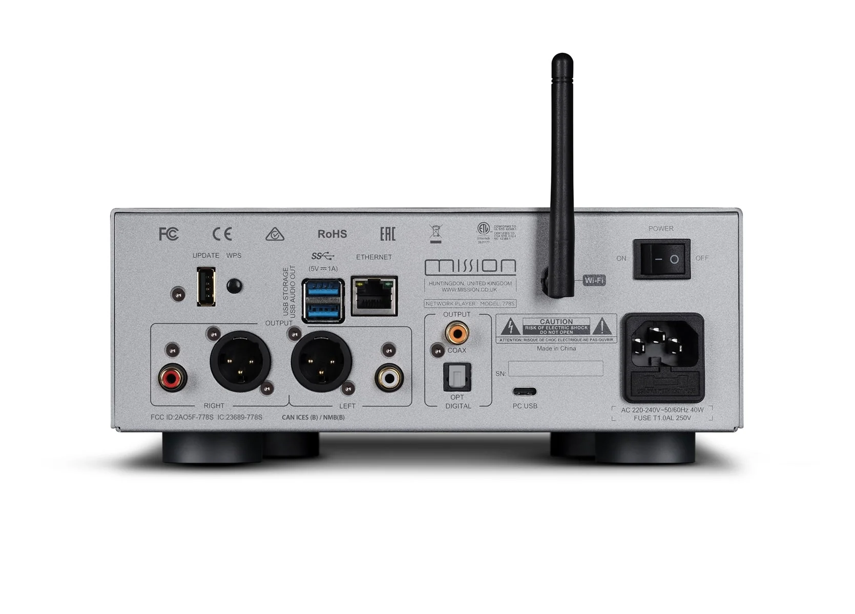 Mission 778S Wireless Music Streamer Silver - Image 2