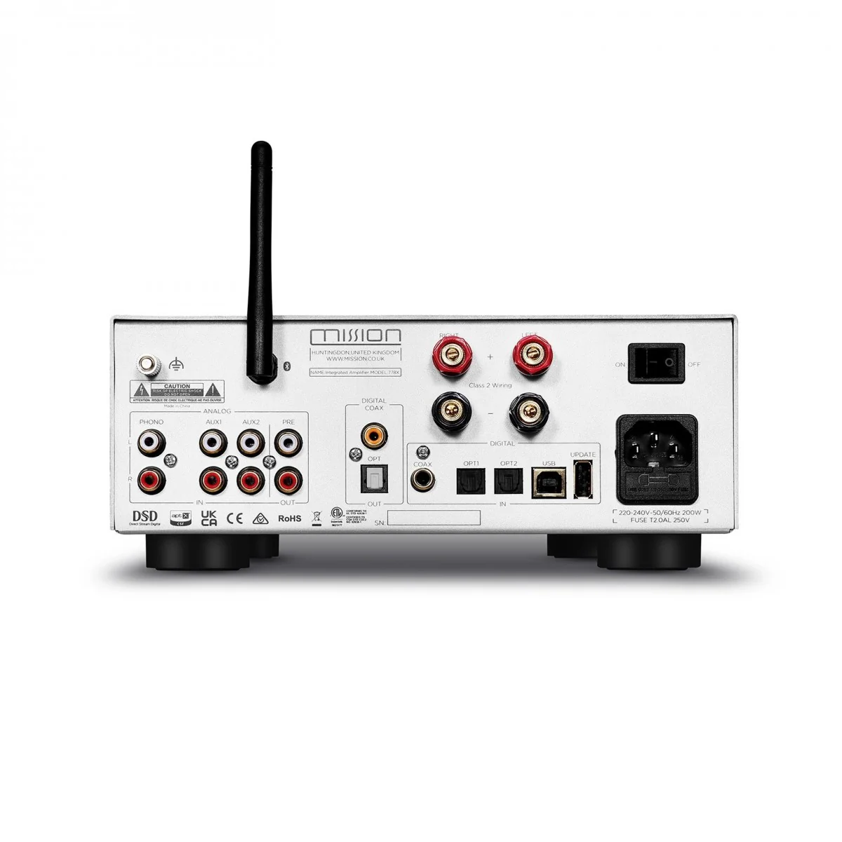 Mission 778X Stereo Amplifier and 778CDT CD Transport HiFi Bundle - Silver - Image 4