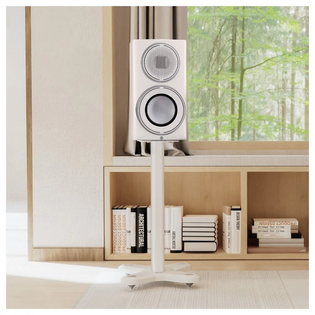 Monitor Audio ST-2 Universal Speaker Stands Pair White - Image 7