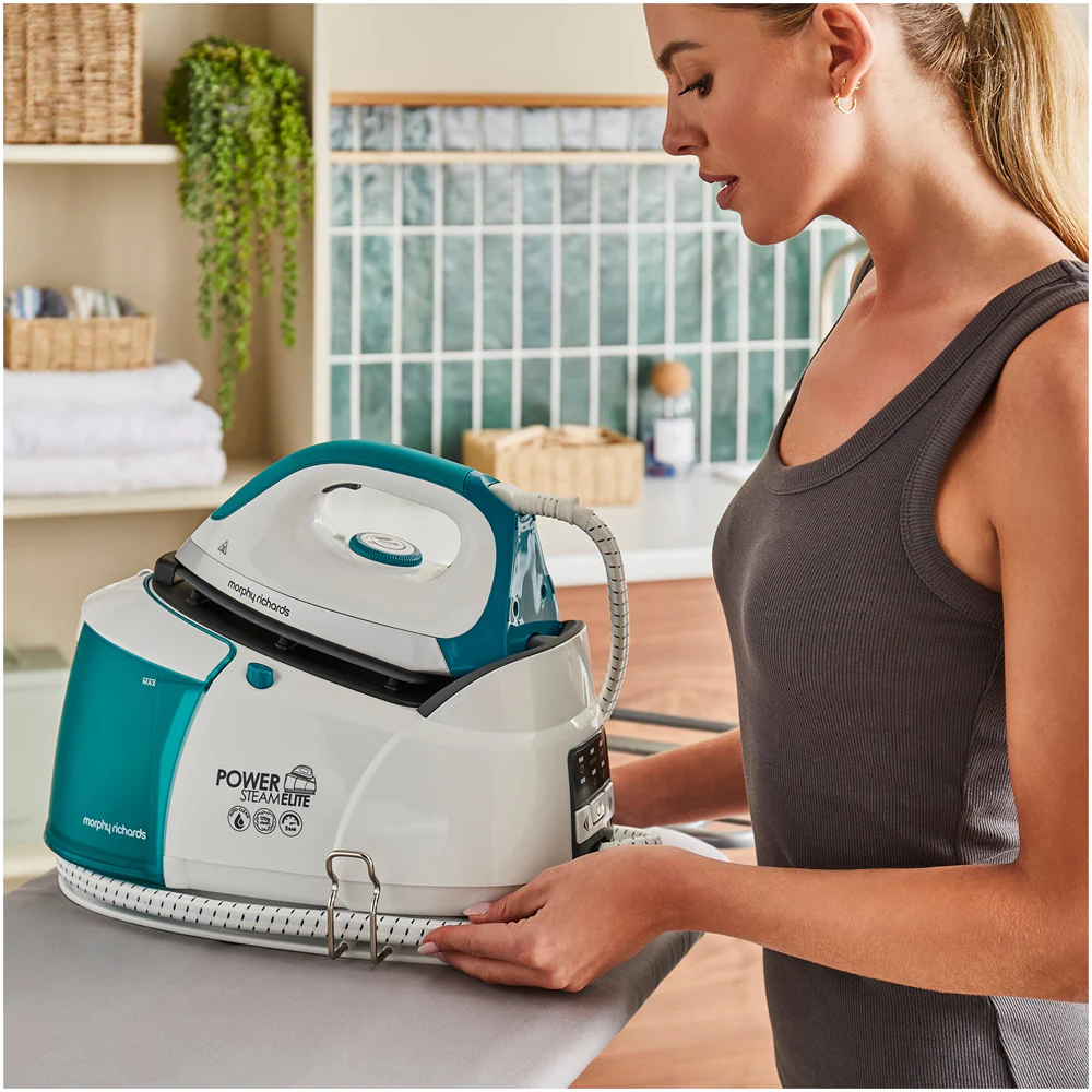 Morphy Richards 332014 Power Steam Elite Steam Generator Iron With Auto clean Green - Image 3