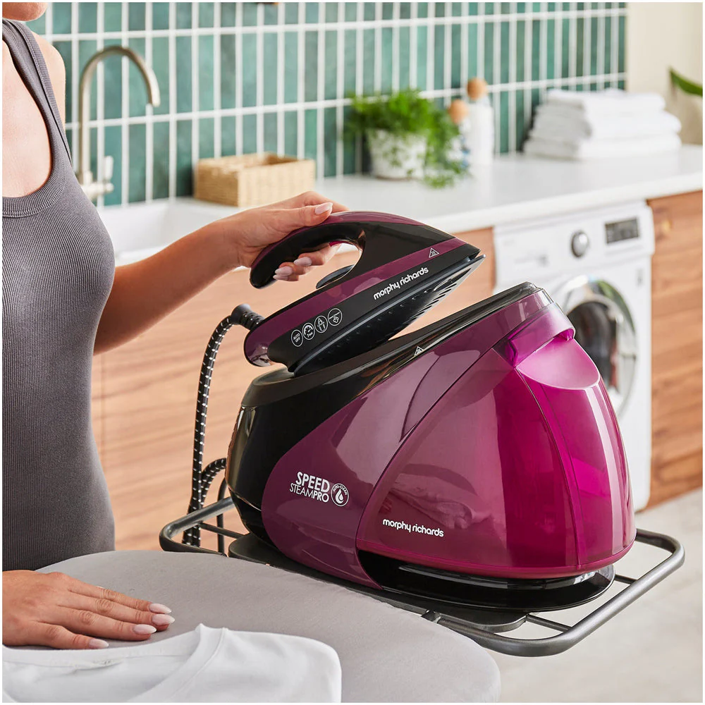Morphy Richards 332102 Speed Steam Pro Steam Generator Iron Autoclean Purple - Image 6