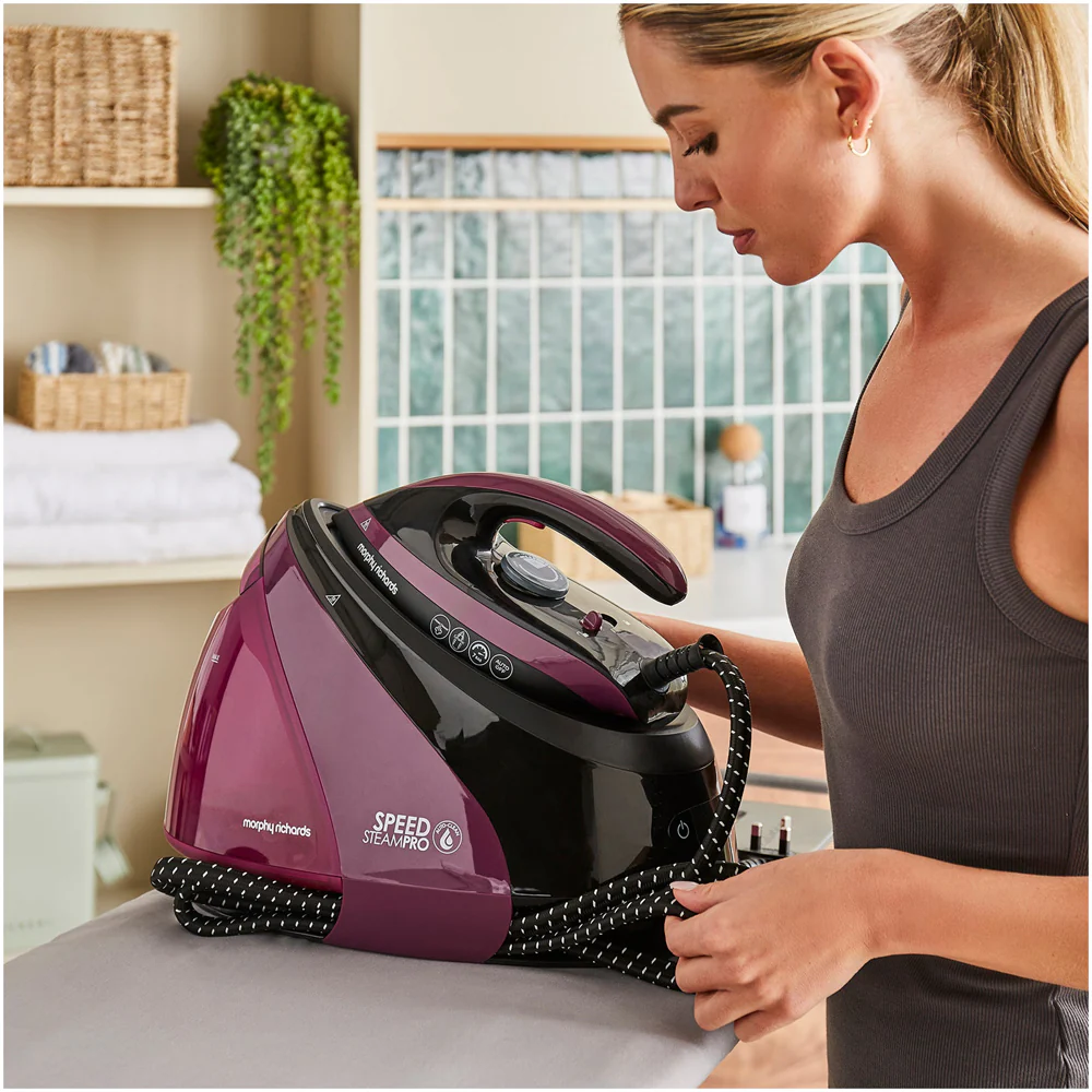 Morphy Richards 332102 Speed Steam Pro Steam Generator Iron Autoclean Purple - Image 8