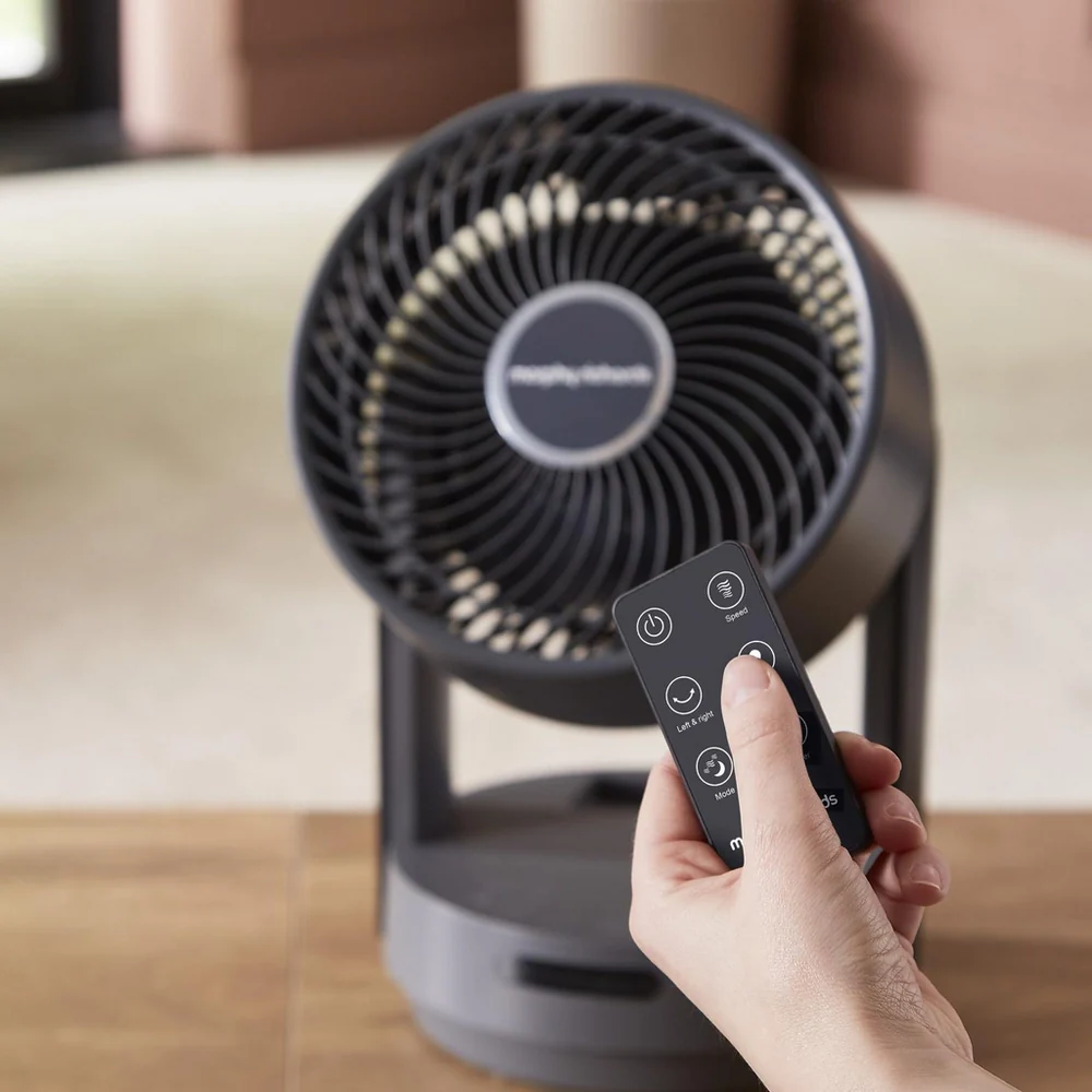 Morphy Richards 820002 Air Flex 6 Inch Circulating Desktop Fan with Remote Control Grey - Image 8