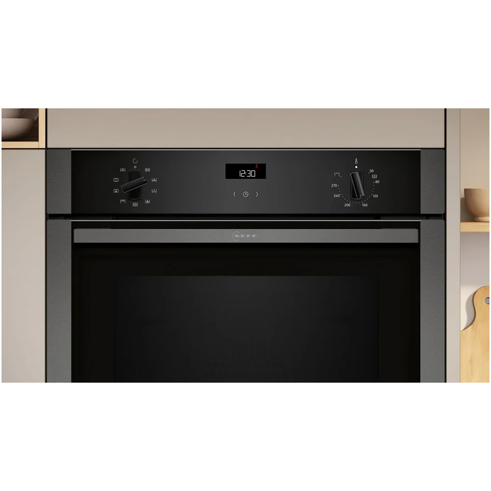 Neff B1ACE4AG3B N50 60cm Built in Electric Single Oven Graphite Grey - Image 4