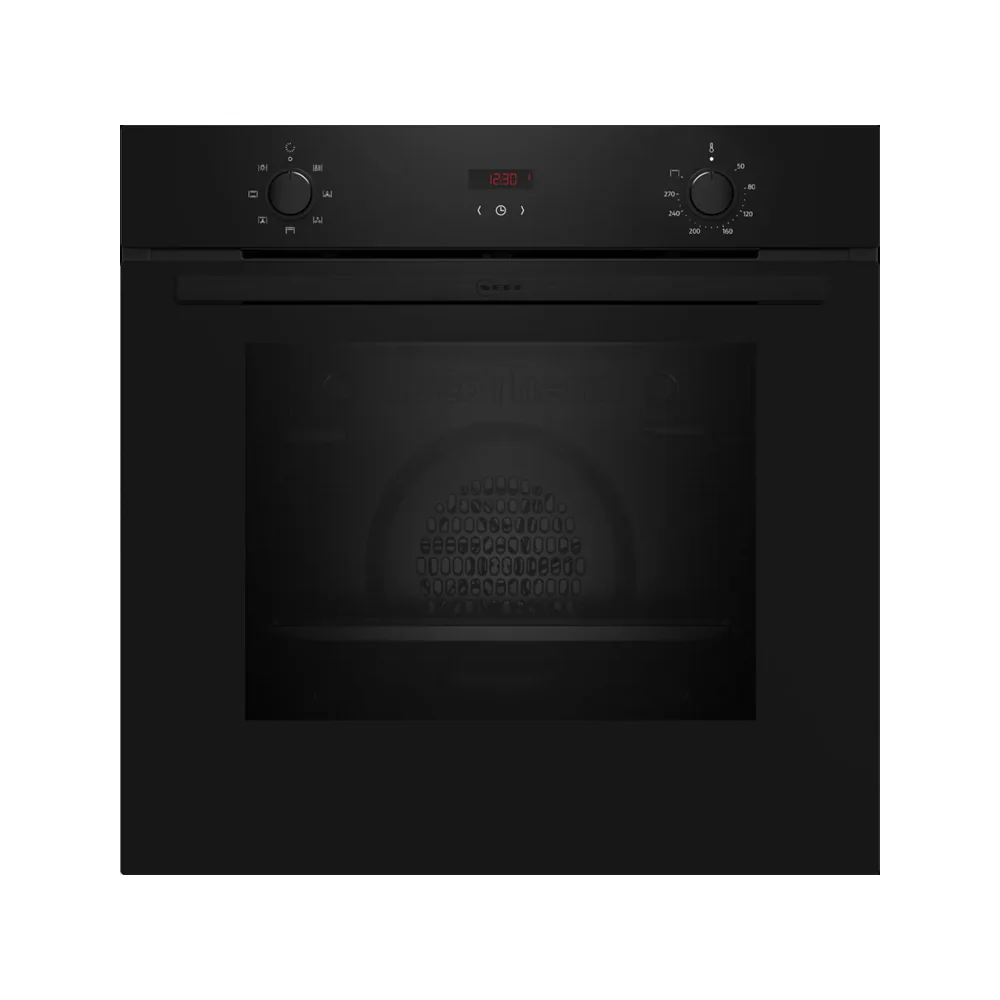 NEFF B1DCC0AK3B N30 71L Built-In Electric Single Oven Black - A+ Rated