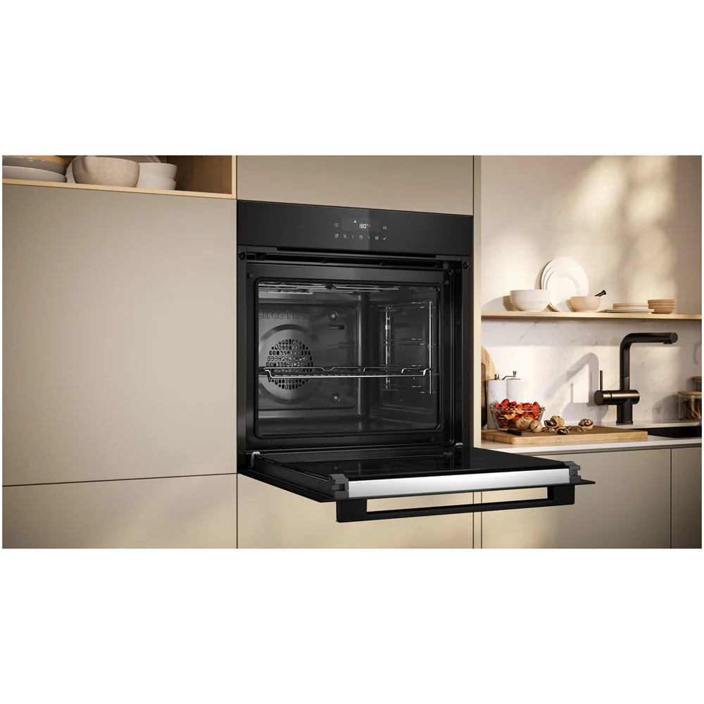 Neff B2CCJ7AK0B N30 60cm Built In Self Cleaning Electric single Oven Black - Image 4