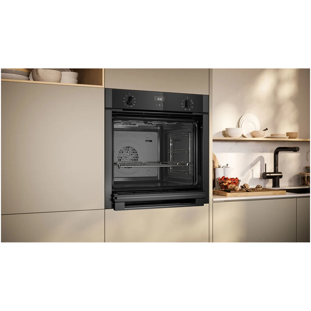 Neff B3ACE4AG3B N50 Slide and Hide 60cm Built In Electric Single Oven Graphite Grey A+ Rated - Image 3