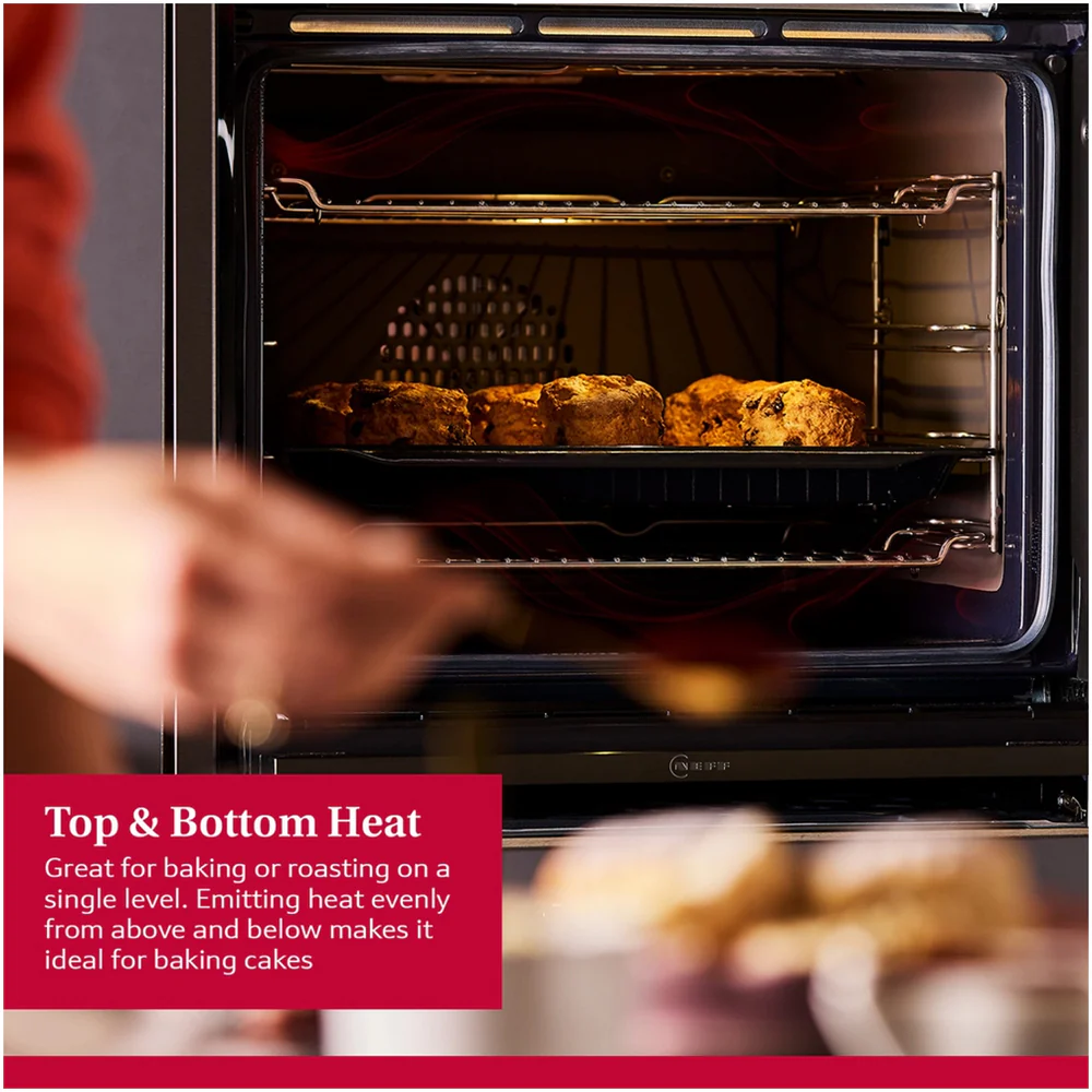 Neff B3ACE4AG3B N50 Slide and Hide 60cm Built In Electric Single Oven Graphite Grey A+ Rated - Image 8