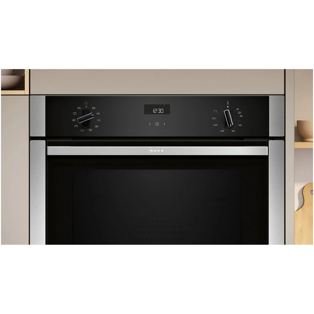 Neff B3ACE4AN3B N50 Slide & Hide 60cm Built In Electric Single Oven Stainless Steel A+ Rated - Image 5