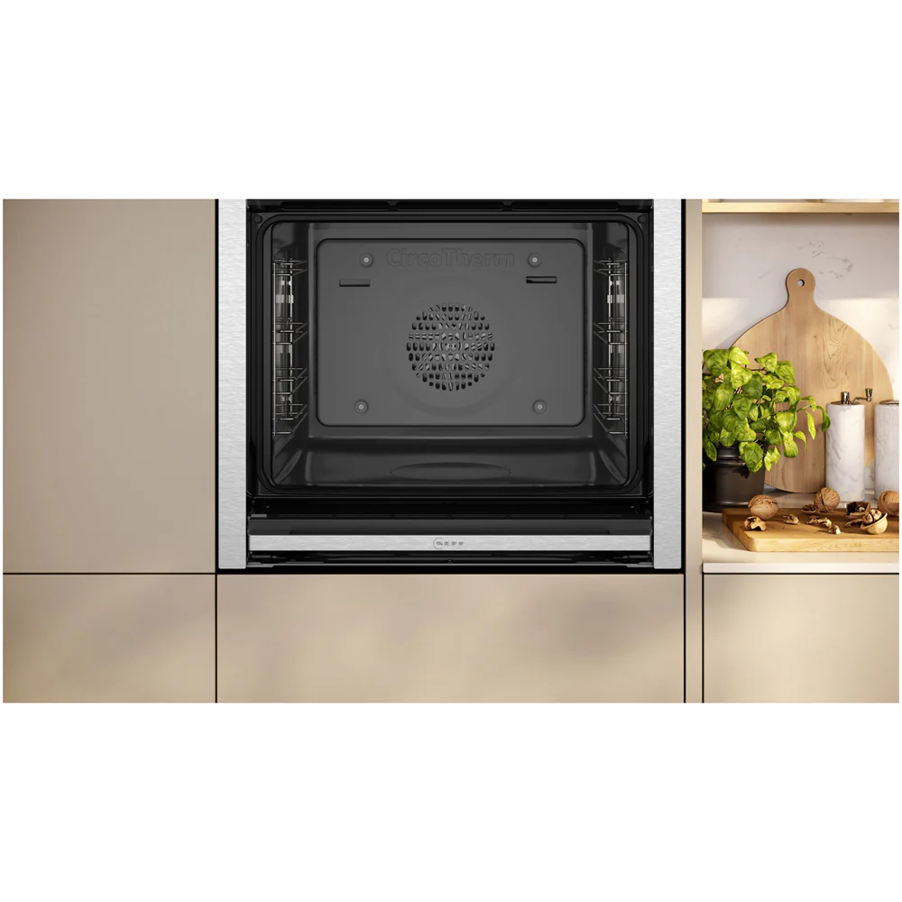 Neff B4ACF1AN3B N50 Slide and Hide Built In Catalytic Single Electric Oven in Stainless Steel - Image 3