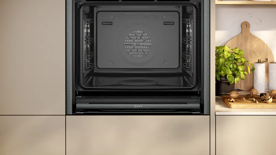 Neff B64FS31G0B N90 Slide and Hide Built-In Electric Single Oven Graphite - Image 5