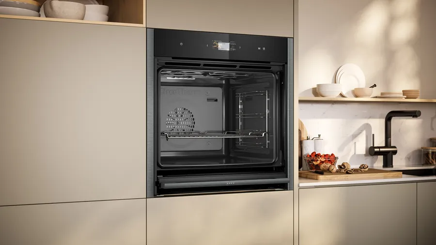 Neff B64FS31G0B N90 Slide and Hide Built-In Electric Single Oven Graphite - Image 7