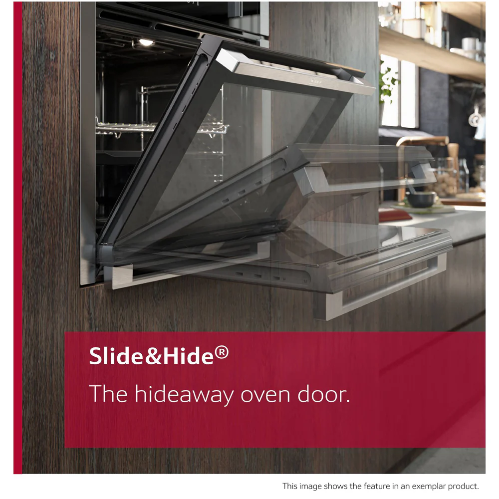 Neff B6ACH7AN7B N50 Slide and Hide Built In Self Cleaning Single Electric Oven Stainless steel - Image 11