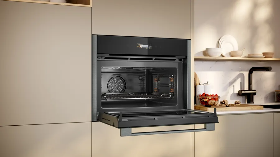 Neff C24MR21G0B N70 Built-In Compact Oven with Microwave Function Graphite - Image 4