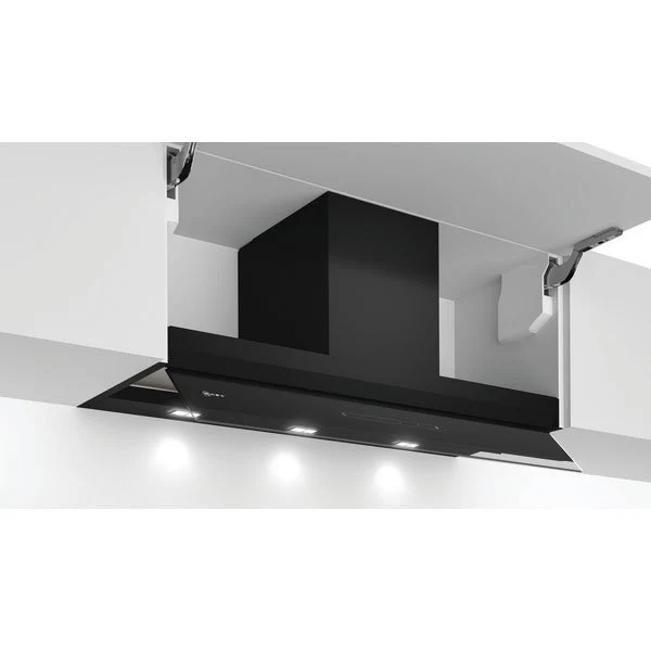 Neff D95XAM2S0B N 70 Integrated Design Hood 90 cm clear glass black printed