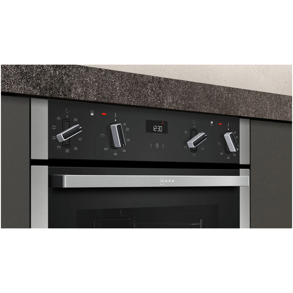 Neff J1ACE2HN0B N50 Built Under Electric Double Oven Stainless Steel - Image 2