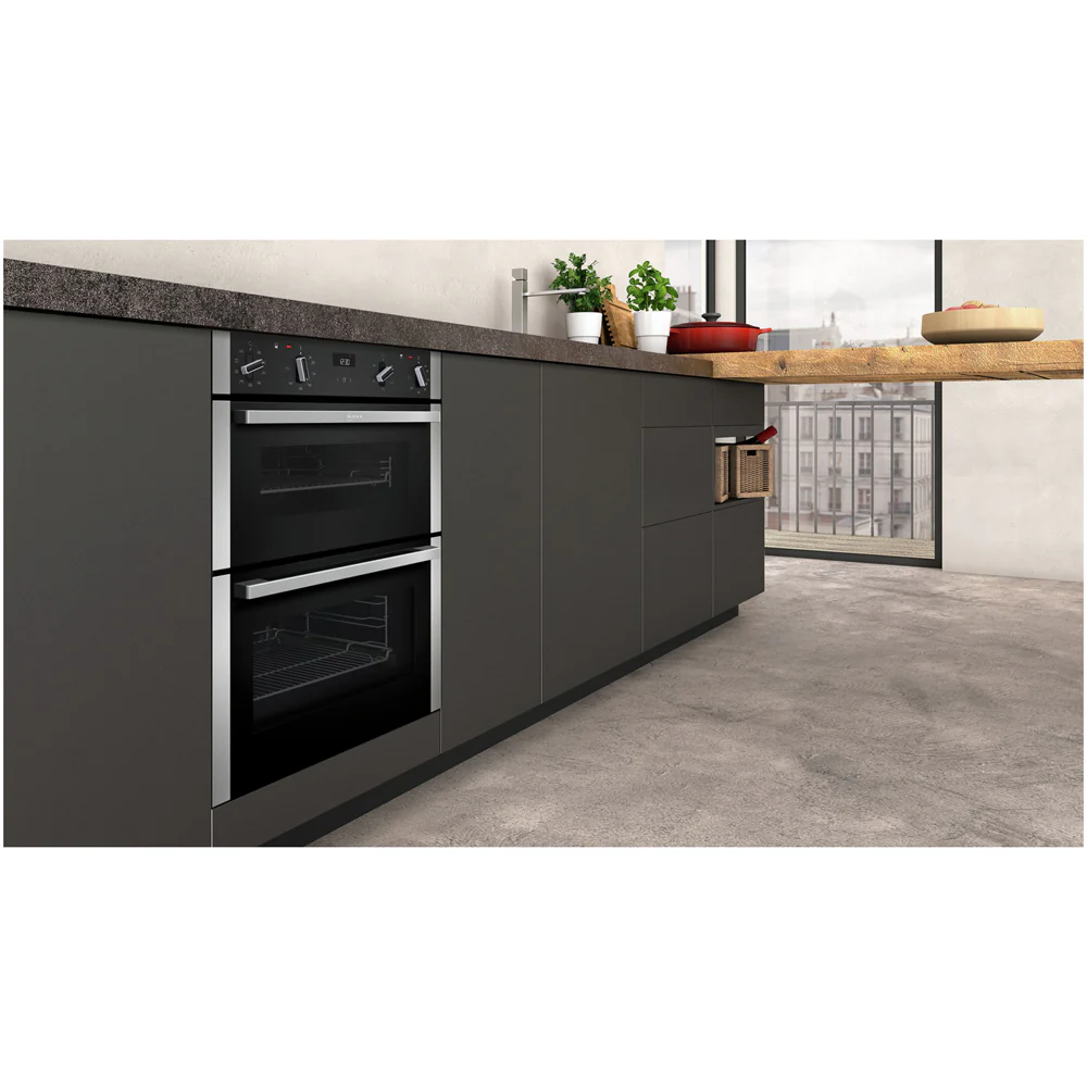 Neff J1ACE2HN0B N50 Built Under Electric Double Oven Stainless Steel - Image 3