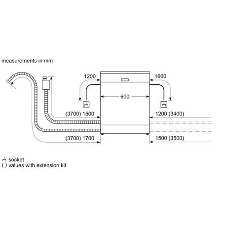 Neff S155HVX00G N50 Fully Integrated Dishwasher 14 Place Settings - Image 10