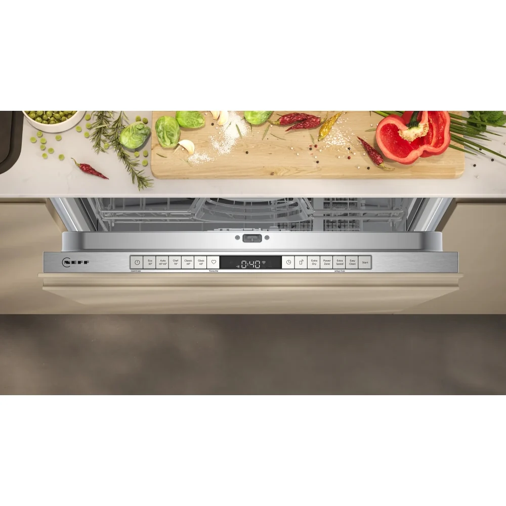 Neff S175HTX06G N50 Fully Integrated Dishwasher 60cm with 13 Place Settings Stainless Steel - Image 3