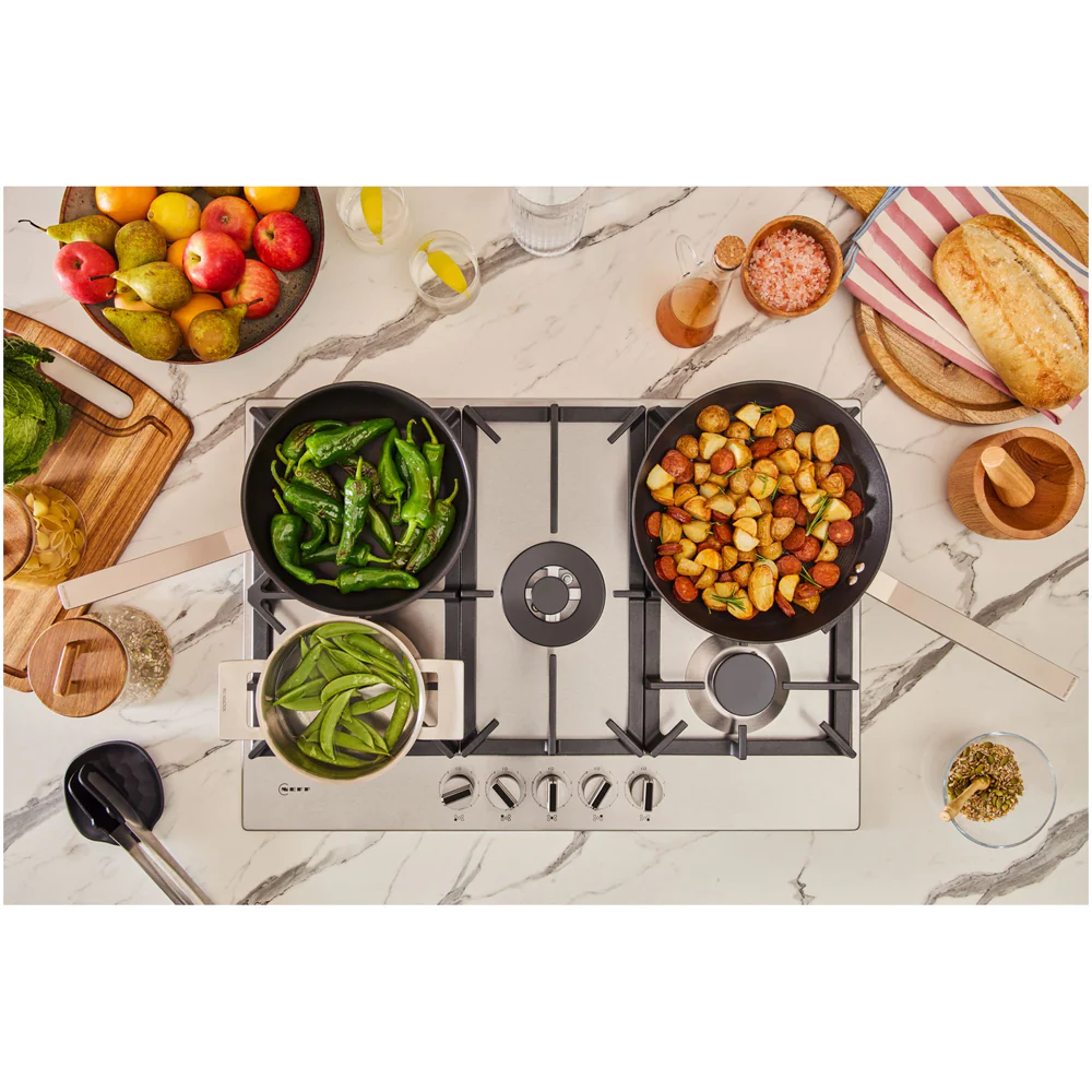 Neff T27CIQ8N0 N70 Flame Select 75cm Stinless Steel Gas Hob - Image 9