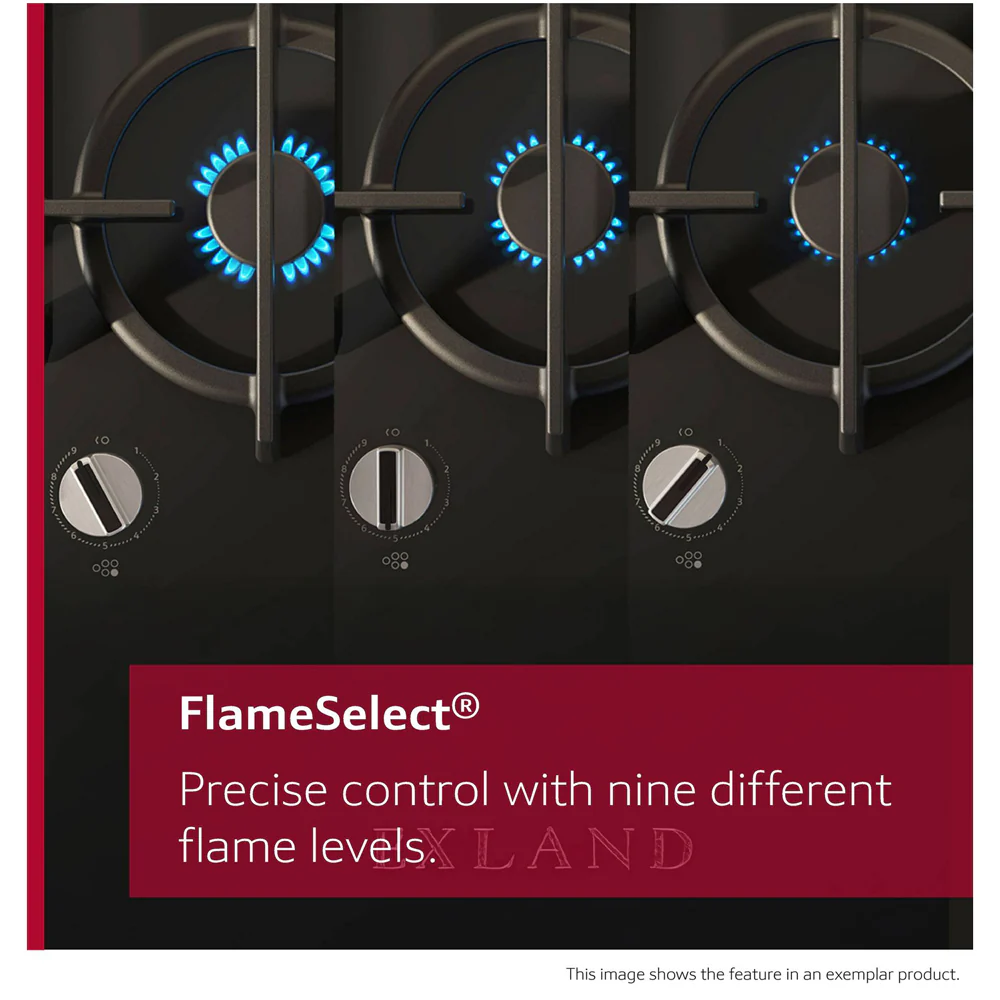 Neff T27PIQ4S0 N70 Flame Select 75cm Gas on Glass Hob - Image 12