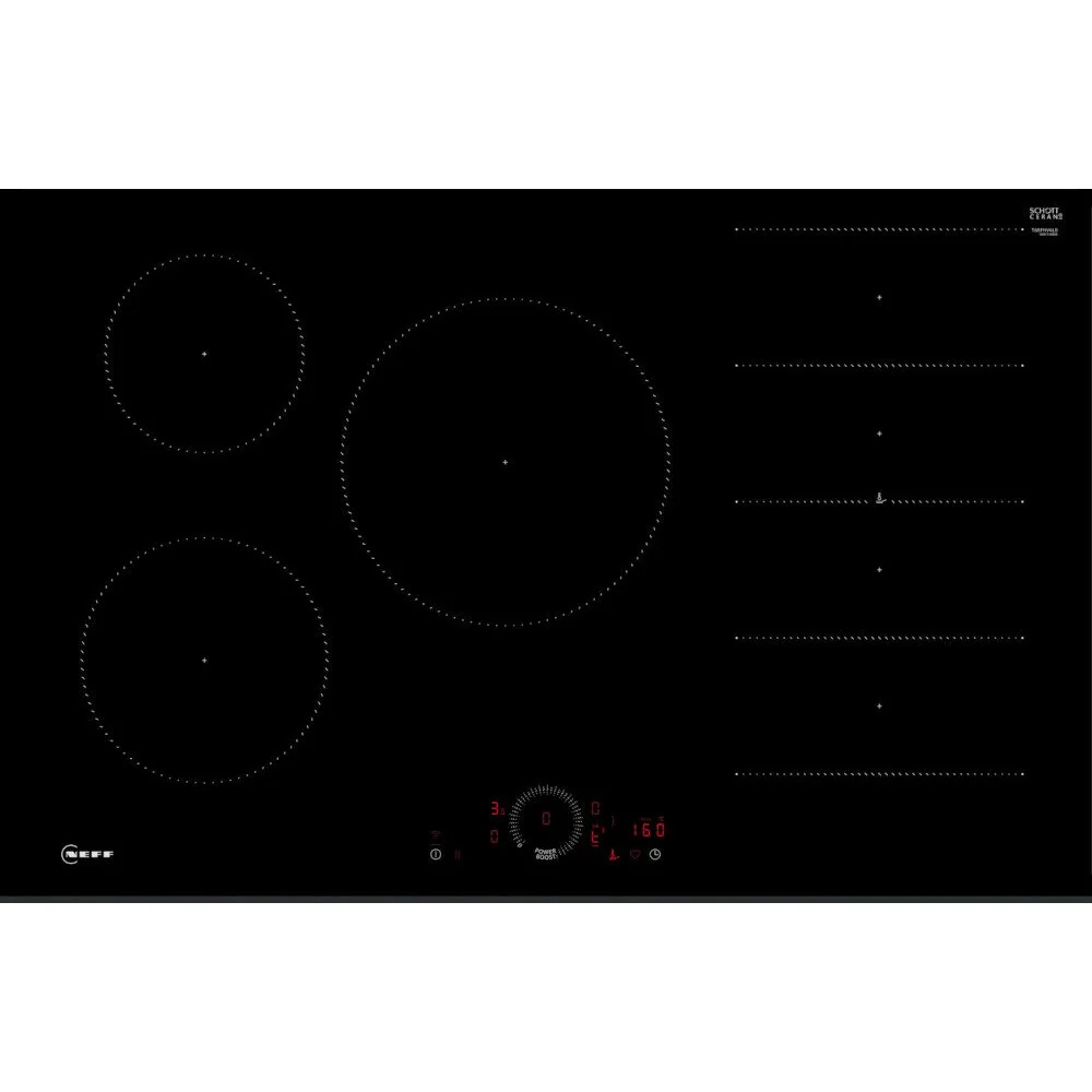 Neff T68FHV4L0KIT N70 80cm TwistTouch Induction Hob with Pan Set Black - Image 2