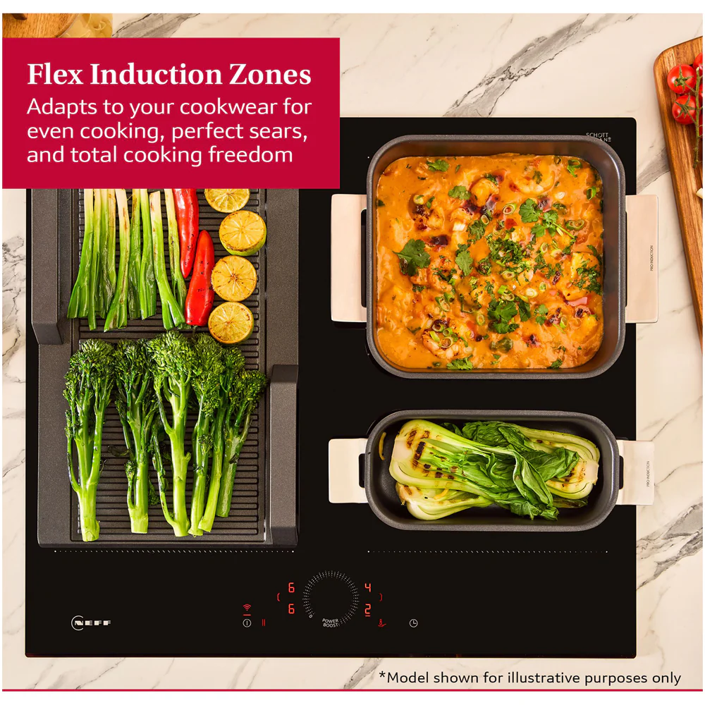 Neff T69FHV4L0 N70 90cm Flex Induction Hob with Twist Touch Control - Image 10
