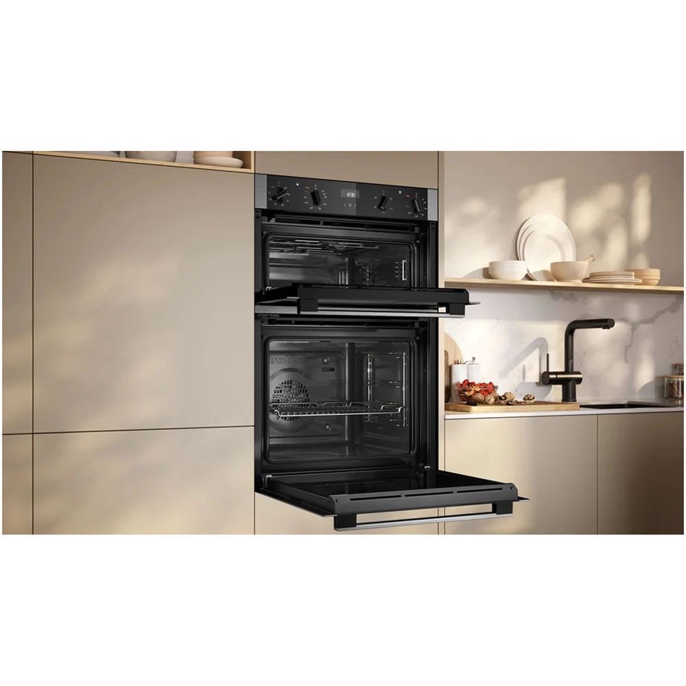 Neff U1ACE2AN3B N50 60cm Built In Electric Double Oven Stainless Steel - Image 3