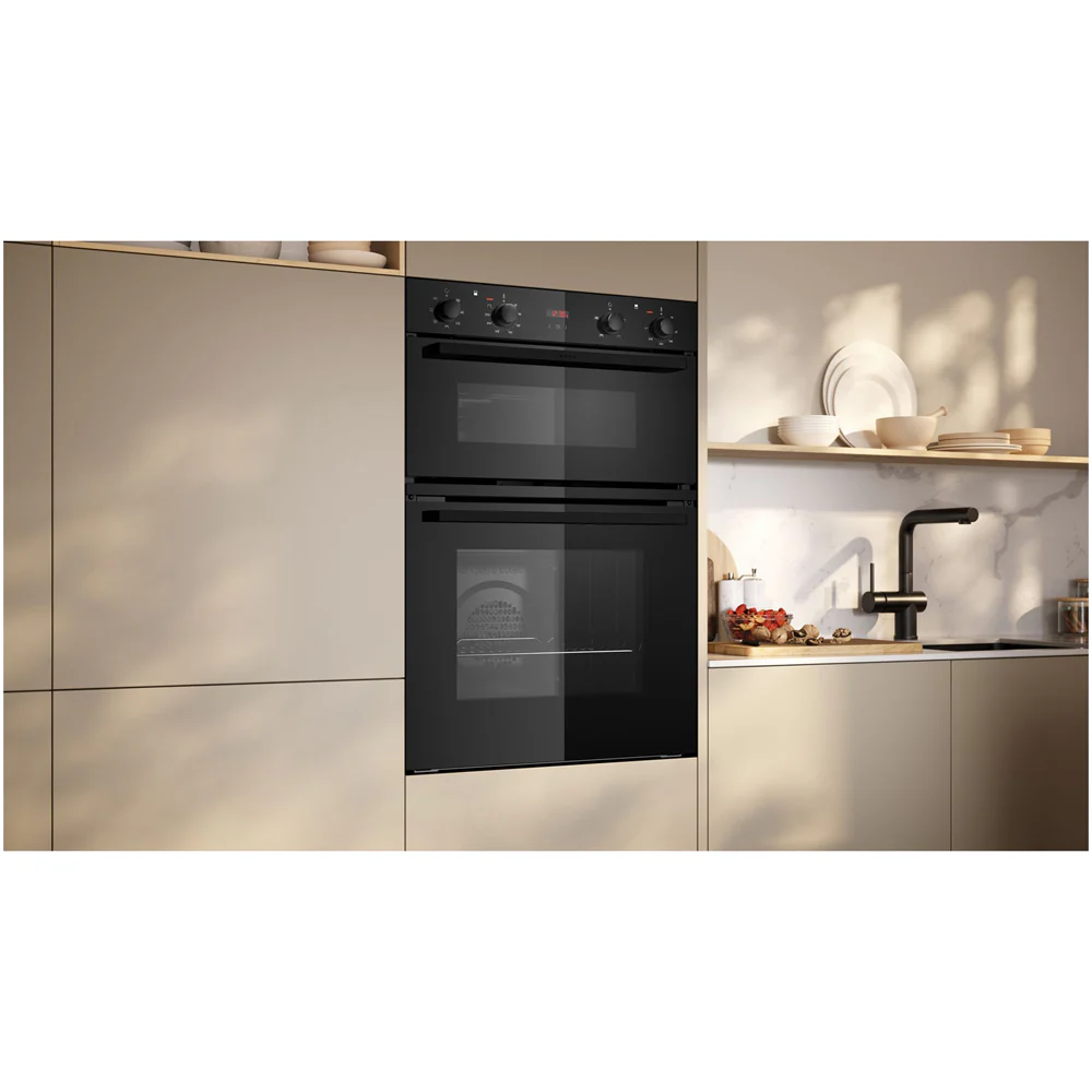 Neff U1DCC0AK3B N30 Built in Electric Double Oven Black - Image 2