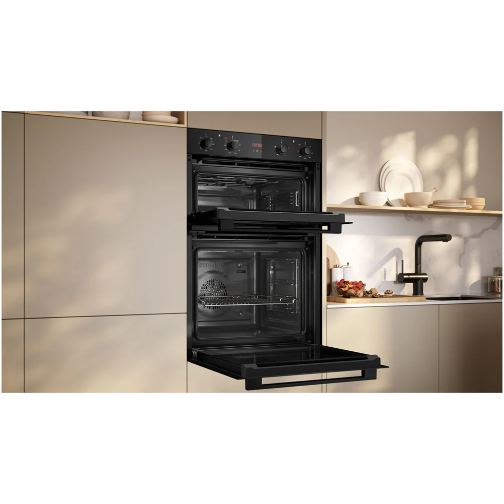 Neff U1DCC0AK3B N30 Built in Electric Double Oven Black - Image 3