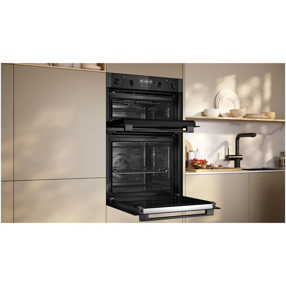 Neff U2ACH7AG7B N50 Built in Self Cleaning Electric Double Oven Graphite - Image 2