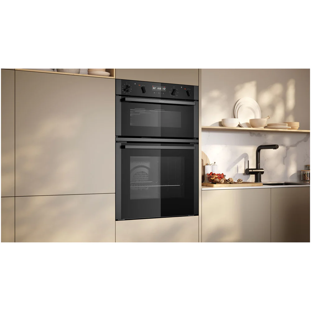 Neff U2ACH7AG7B N50 Built in Self Cleaning Electric Double Oven Graphite - Image 5