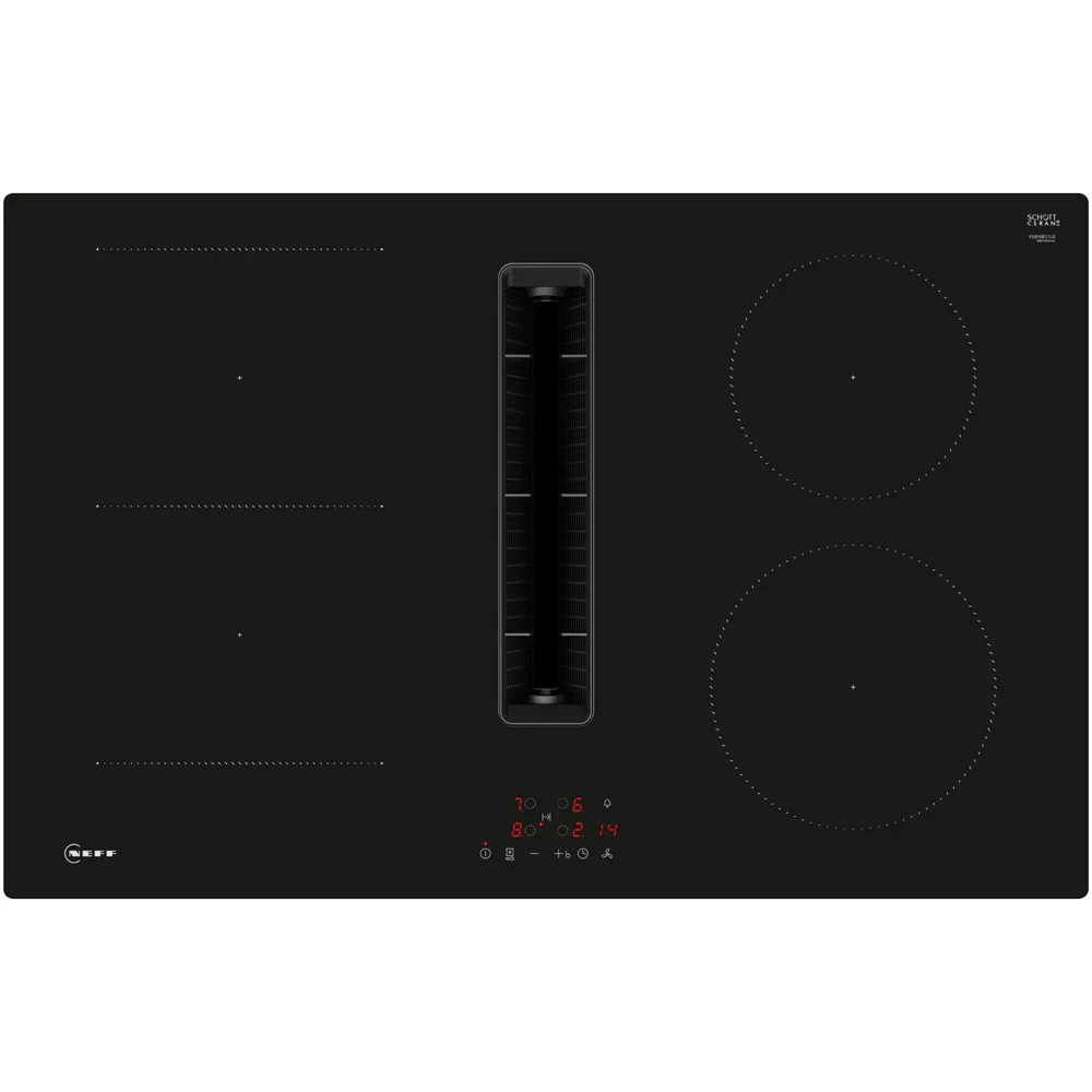 Neff V58NBS1L0 N50 80cm Induction Hob with Integrated Ventilation System
