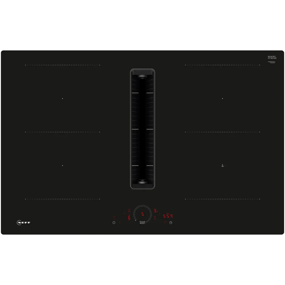 Neff V58NHQ4L0 N70 80cm Induction Hob with Integrated Ventilation System