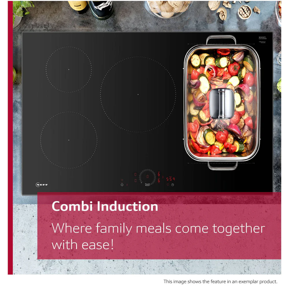 Neff V58PHQ4C0 N70 80cm Induction Hob with Built in Ventilation System - Image 7