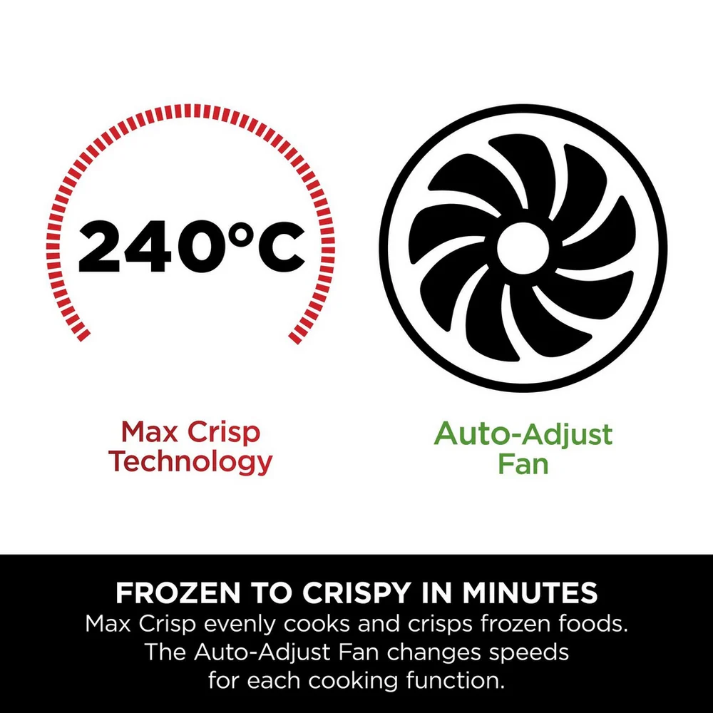 Ninja 6 in 1 Dual Zone Air Fryer 7.6L DZ300UK - Gun Metal Grey - Image 8