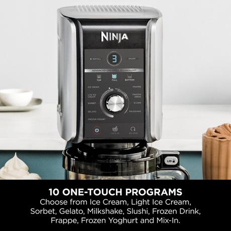 Ninja CREAMi Deluxe 10 in 1 Ice Cream and Frozen Drink Maker NC501UK - Image 11
