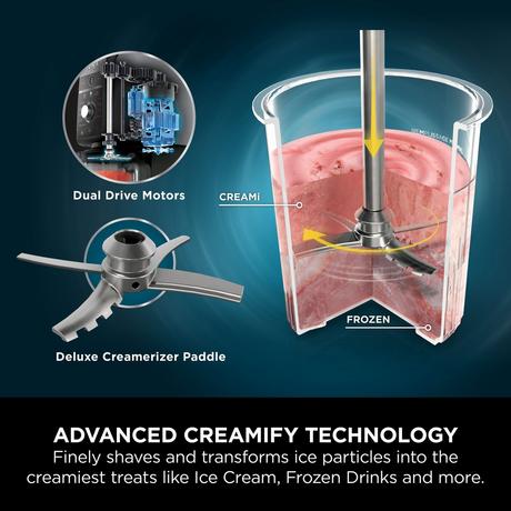 Ninja CREAMi Deluxe 10 in 1 Ice Cream and Frozen Drink Maker NC501UK - Image 13