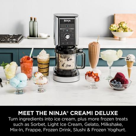 Ninja CREAMi Deluxe 10 in 1 Ice Cream and Frozen Drink Maker NC501UK - Image 3