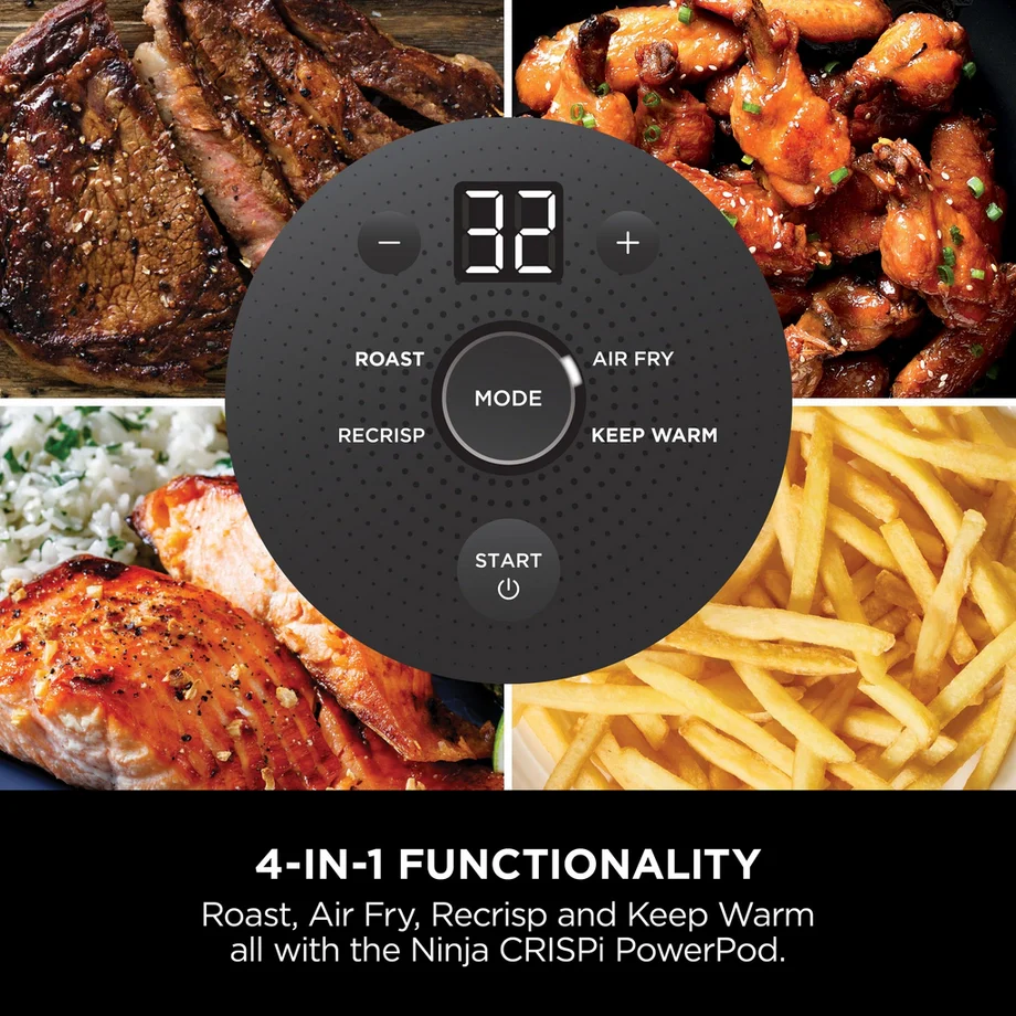Ninja FN101UKST CRISPi 4 in 1 Portable Glass Air Fryer Stone - Image 12