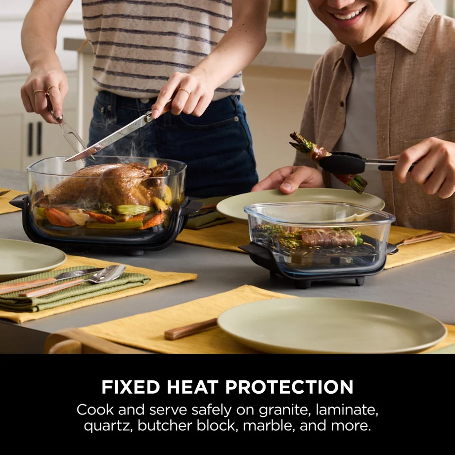 Ninja FN101UKST CRISPi 4 in 1 Portable Glass Air Fryer Stone - Image 5