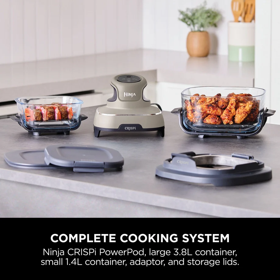 Ninja FN101UKST CRISPi 4 in 1 Portable Glass Air Fryer Stone - Image 9