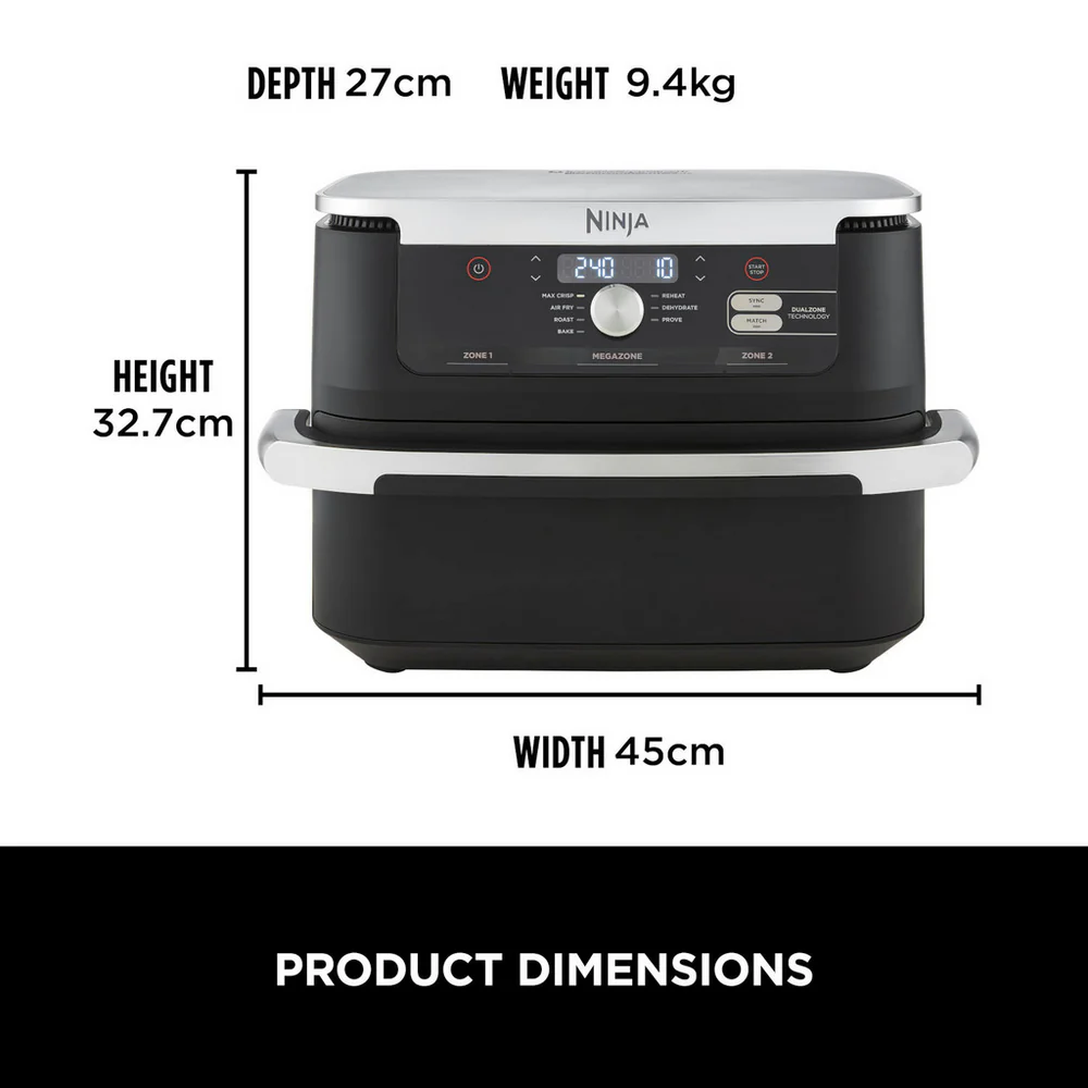 Ninja Foodi FlexDrawer Air Fryer AF500UK 10.4L Black - Image 14