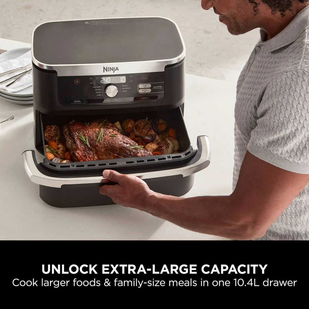 Ninja Foodi FlexDrawer Air Fryer AF500UK 10.4L Black - Image 4