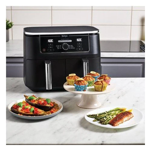 Ninja Foodi MAX Dual Zone Air Fryer AF400UK 9.5L - Black - Image 6