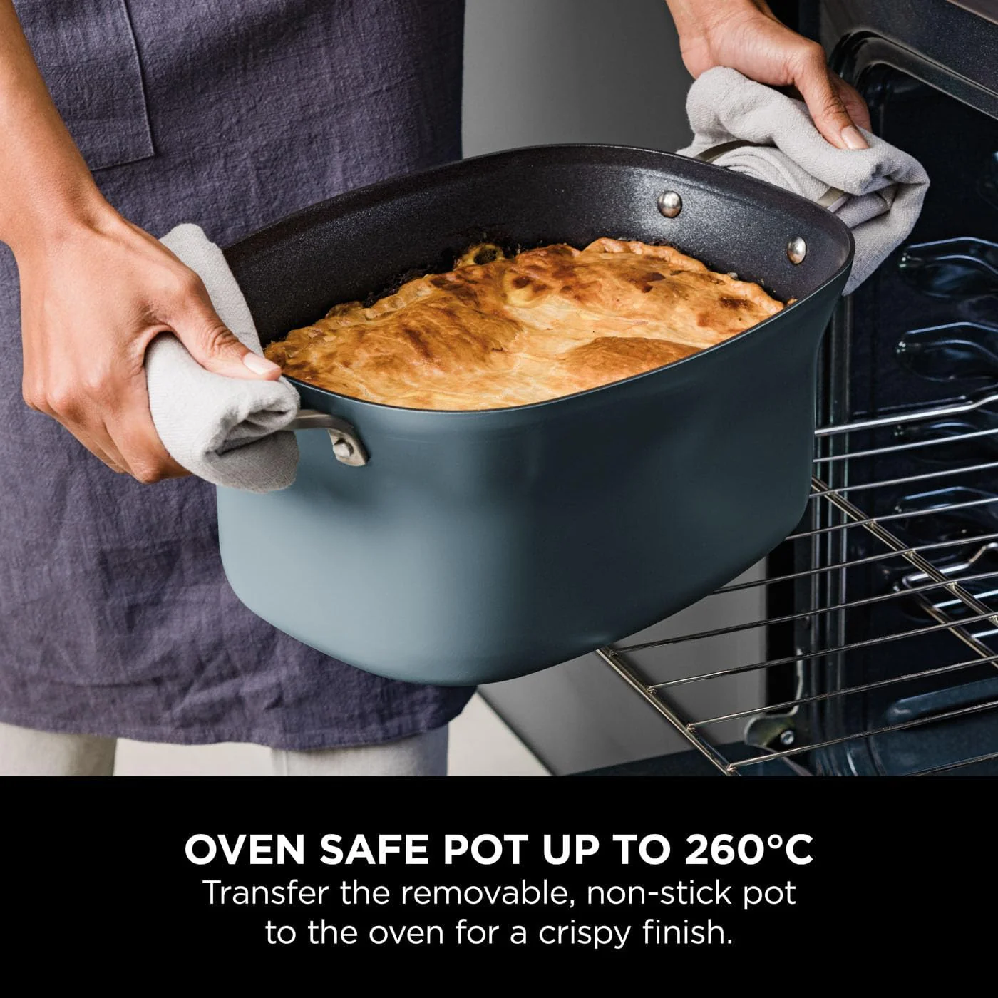 Ninja Foodi PossibleCooker 8 in 1 Slow Cooker MC1001UK 8L Sea Salt Grey - Image 4