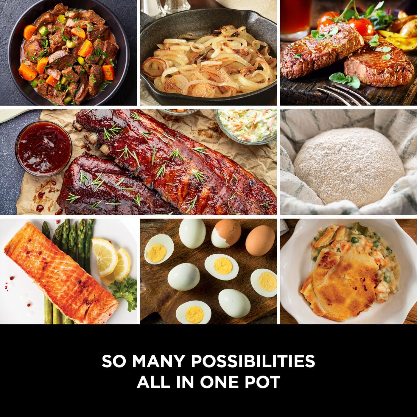 Ninja Foodi PossibleCooker 8 in 1 Slow Cooker MC1001UK 8L Sea Salt Grey - Image 9