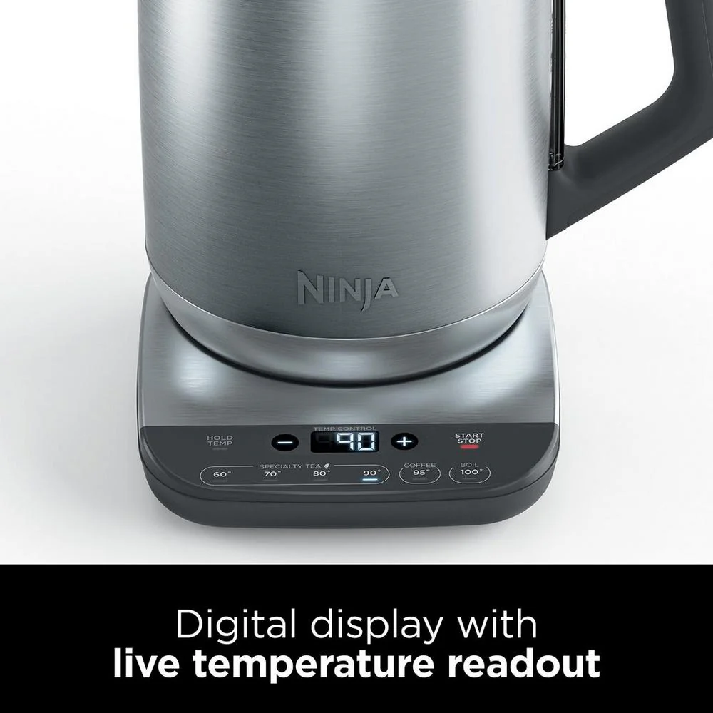 Ninja KT201UK 1.7 Litres Jug Kettle - Stainless Steel - Image 2