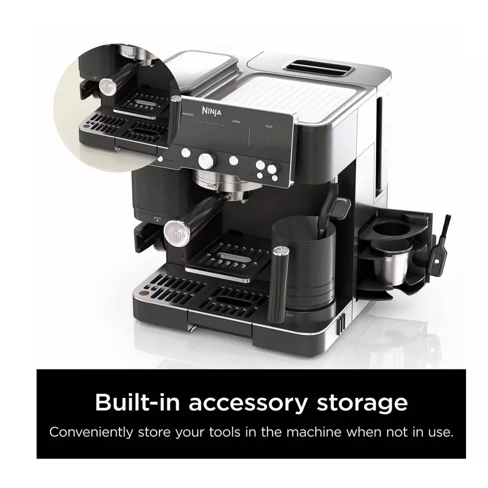 Ninja Luxe Café Premier Espresso Machine Black ES601UKBK - Clearance - Image 3